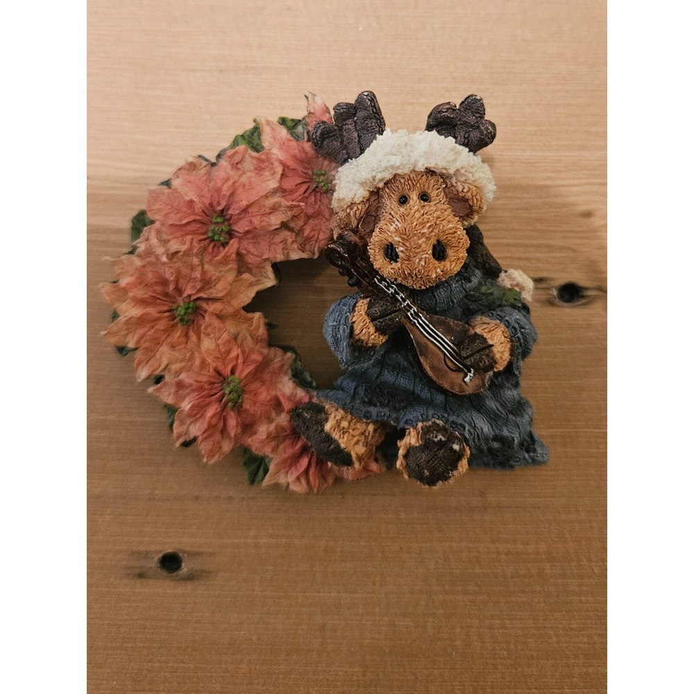 Boyd's Bears Floral Collection Pin Maxamong‎ The Pointsettias 1979 #26135 - Picture 5 of 8